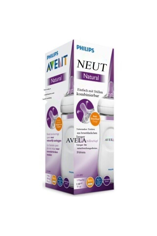 Natural Plastik Biberon 330 ml 3 Ay