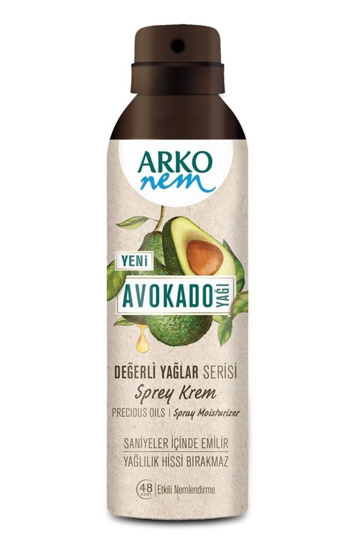 Değerli Yağlar Avokado Sprey Krem 150 ml