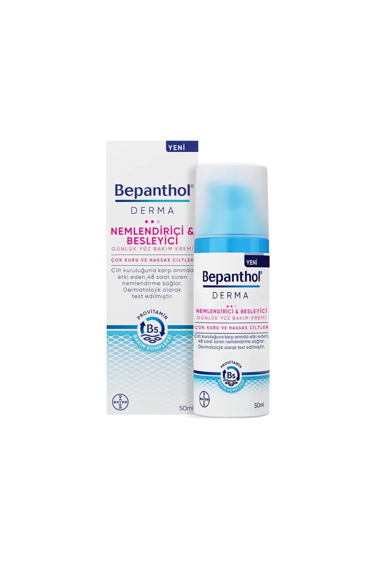 Derma Nemlendirici Ve Besleyici Günlük Yüz Bakım Kremi 50ml