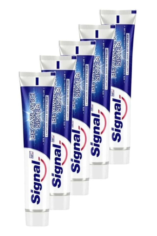 Beyazlatıcı Sistem Diş Macunu 5 X 50 ml
