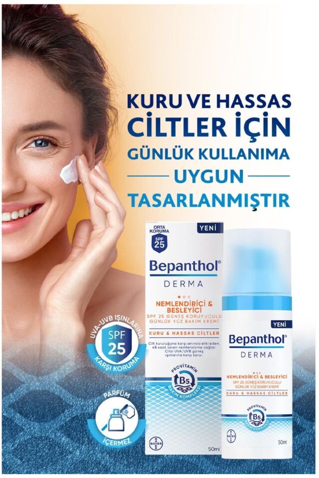 Marka: Derma Nem. Besleyici Spf25 Yüz Bakım Kremi 50 Ml Kategori: El Kremi