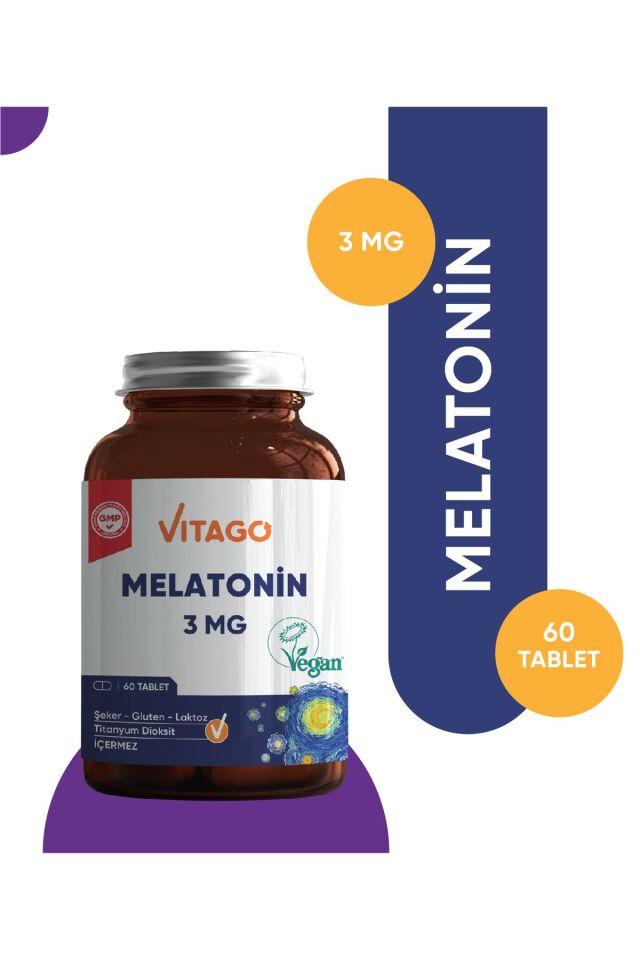 Premium Melatonin 3 Mg 60 Tablet