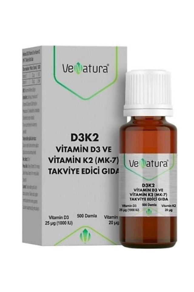 D3 K2 Damla 20 ml