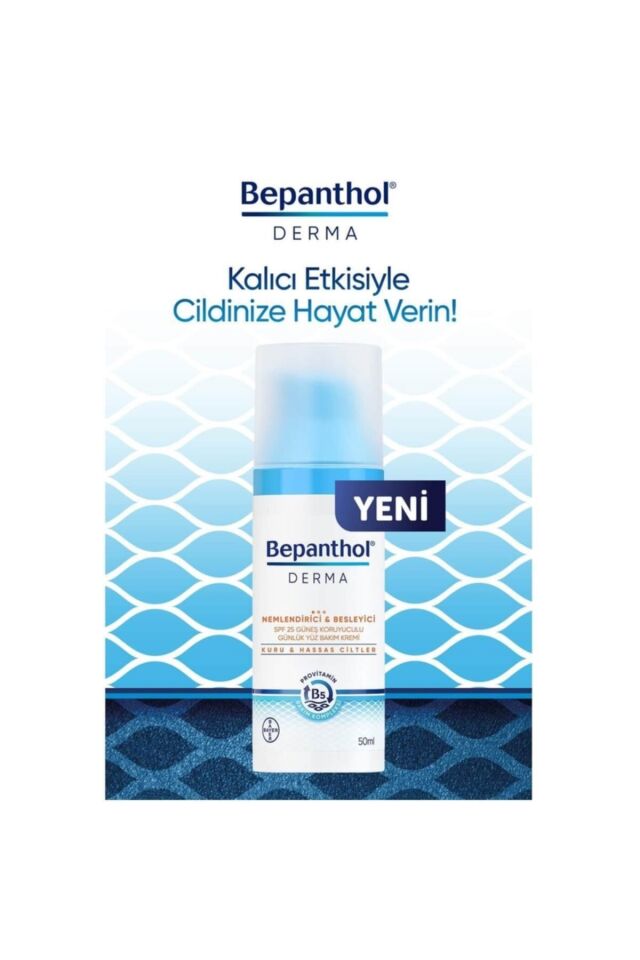 Derma Nemlendirici & Besleyici Spf 25 Güneş Koruyuculu Günlük Yüz Bakım Kremi 50 Ml