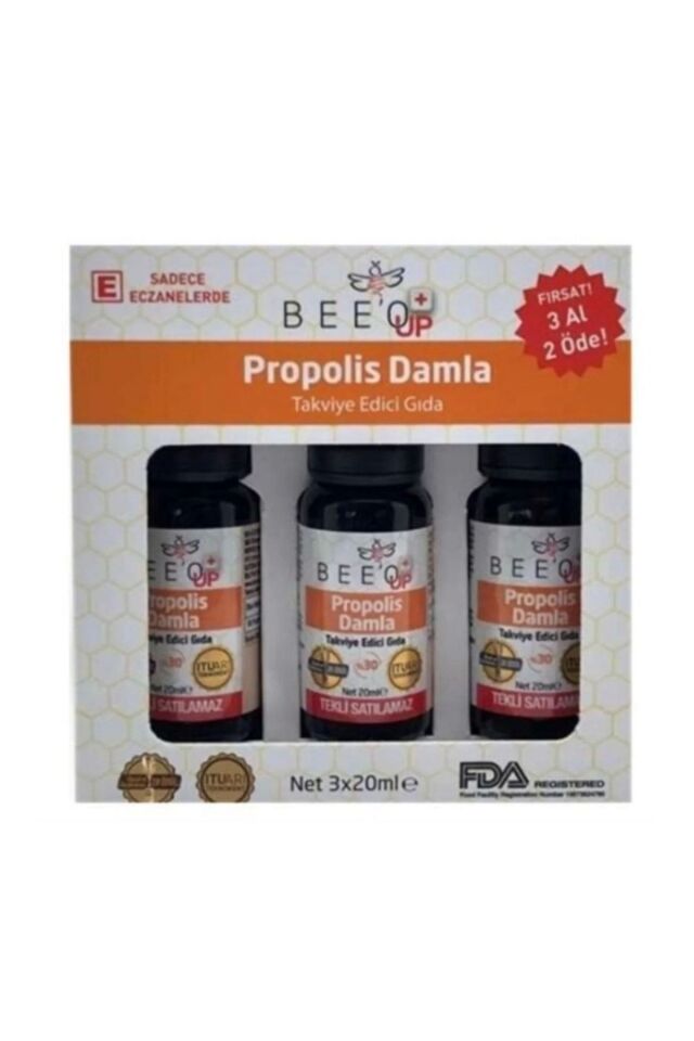 Bee O Up %30 Propolis Damla 20ml 3 Al 2 Öde