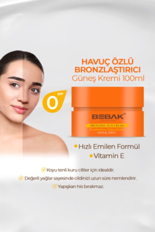 Havuç Özlü Güneş Kremi 100 ml