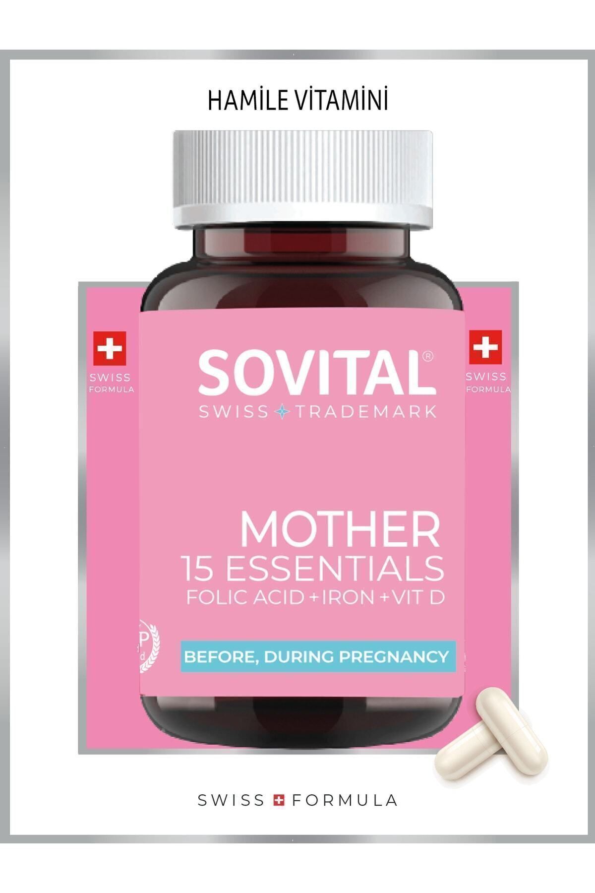 Mother Anne ve Hamile Vitamini 60 Kapsül