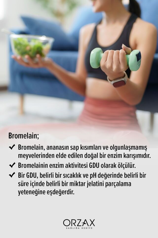 Bromelain 500 Mg - 30 Kapsül