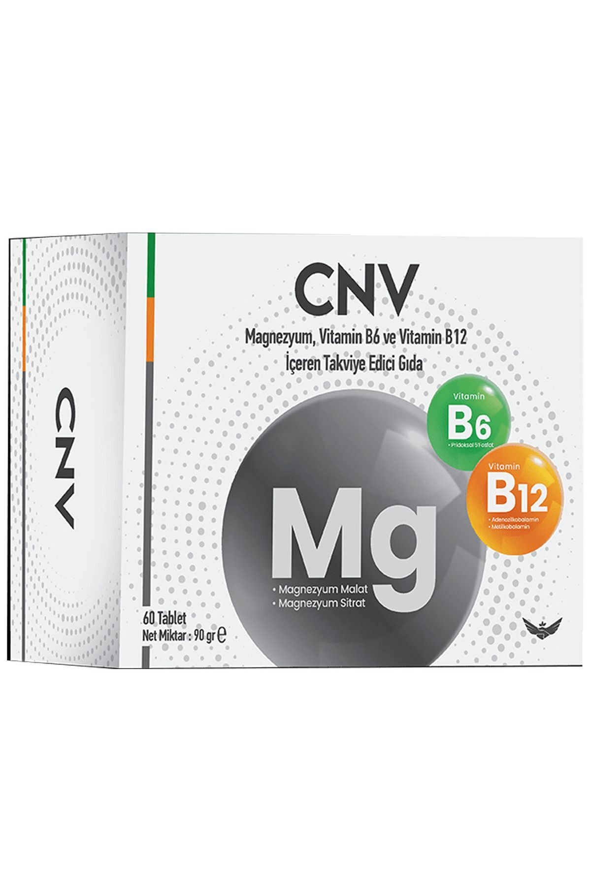 Magnezyum Vitamin B6 Ve Vitamin B12 60 Tablet