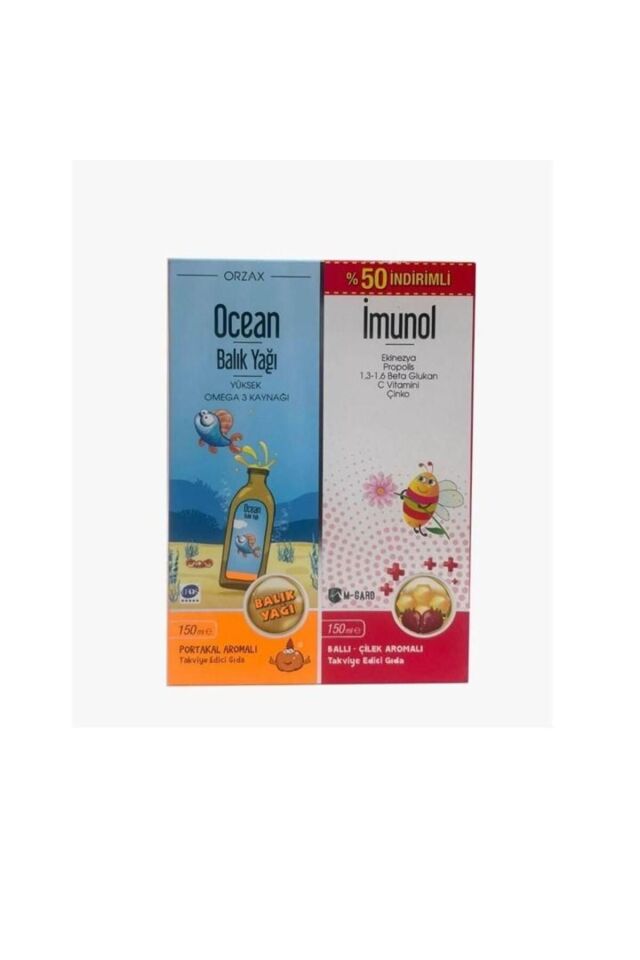 Balık Yağı Portakal Aromalı Imunol Şurup(%50 INDİRİMLİ)
