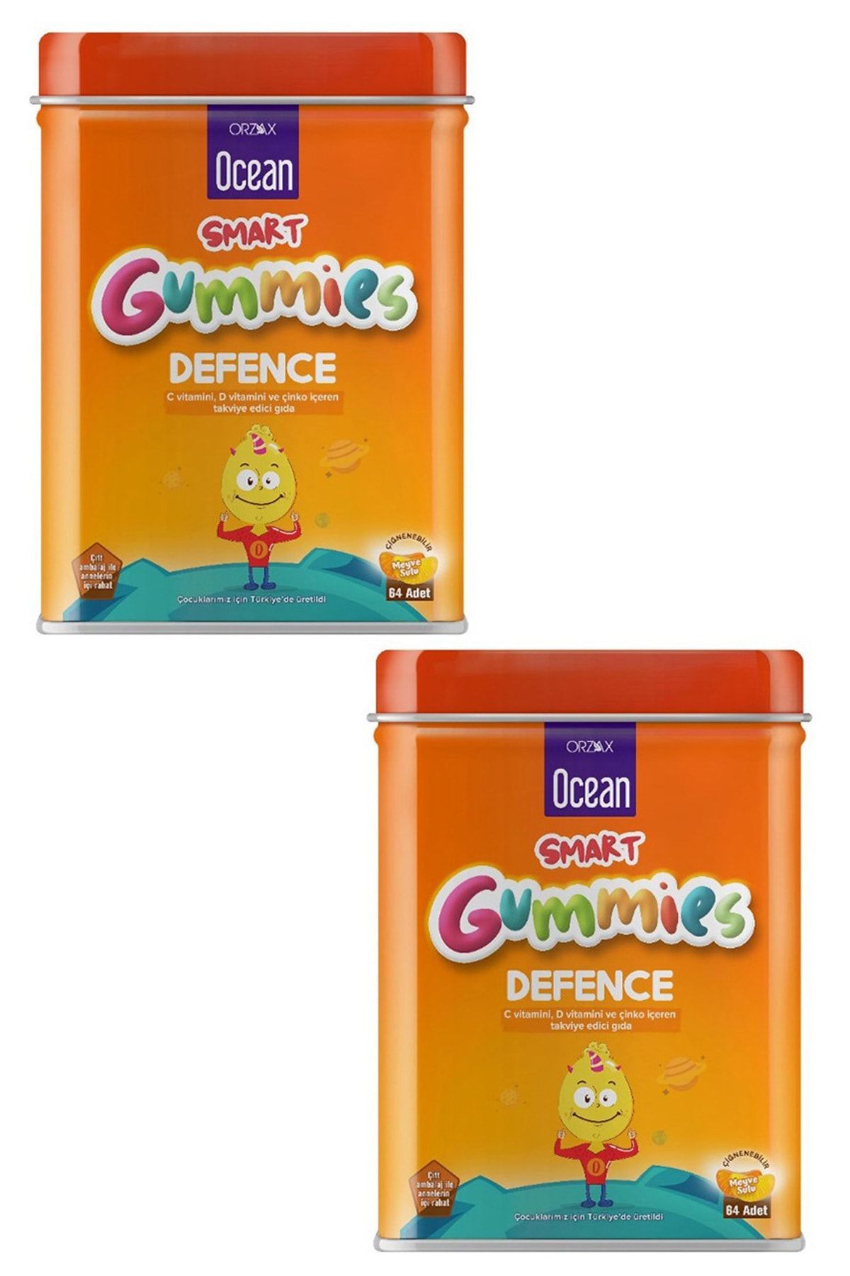 Ocean Smart Gummıes Defence 64 Adet Jel X 2 Kutu
