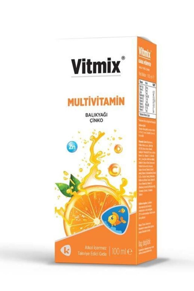 Multivitamin Balık Yağı Şurubu 100ml 8698751000602