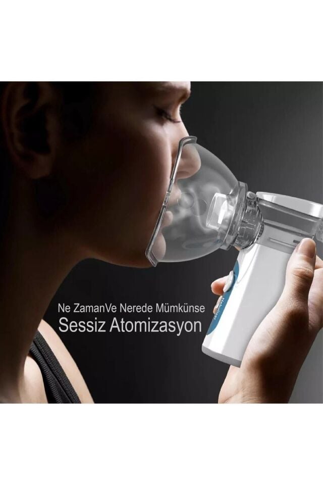 Un300 Taşınabilir Mesh Nebulizatör Yeni Şarj Edilebilir Güçlü Batarya