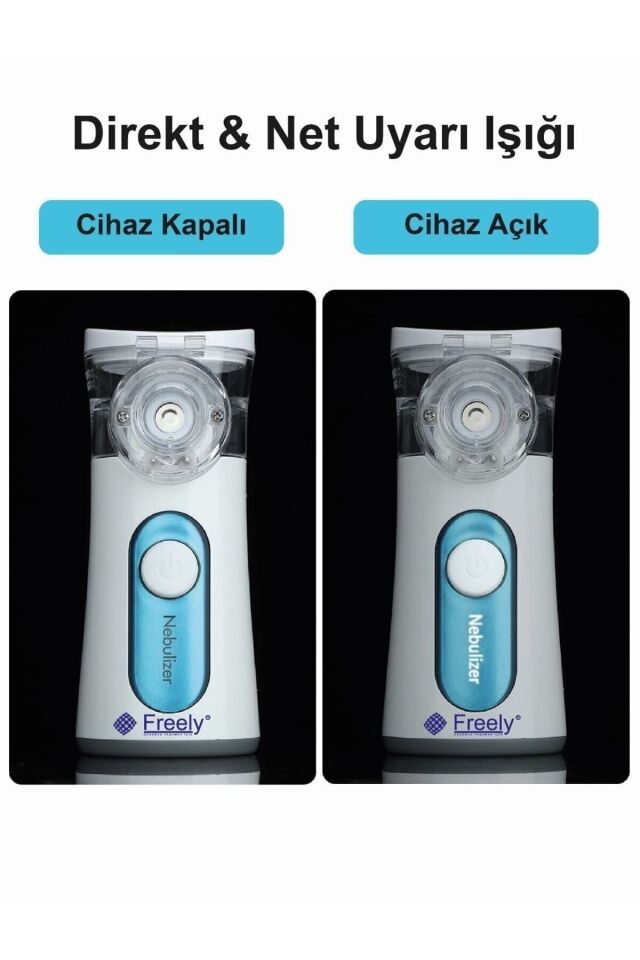 Un300 Taşınabilir Mesh Nebulizatör Yeni Şarj Edilebilir Güçlü Batarya