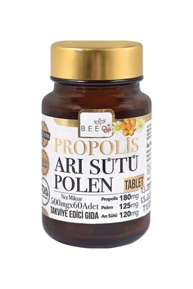 Propolis Arı Sütü Polen Yetişkin 60 Tablet