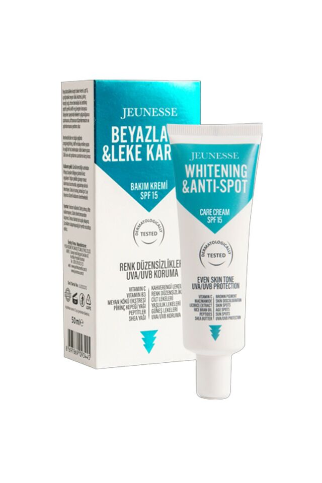 Beyazlatıcı Leke Karşıtı Spf 15 Yüz Bakım Kremi 50 ml