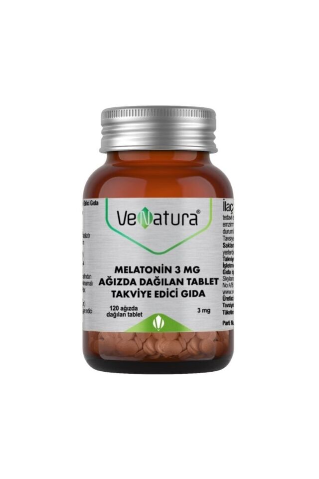 M E L A T O N I N 3mg 120 Ağızda Dağılan Tablet