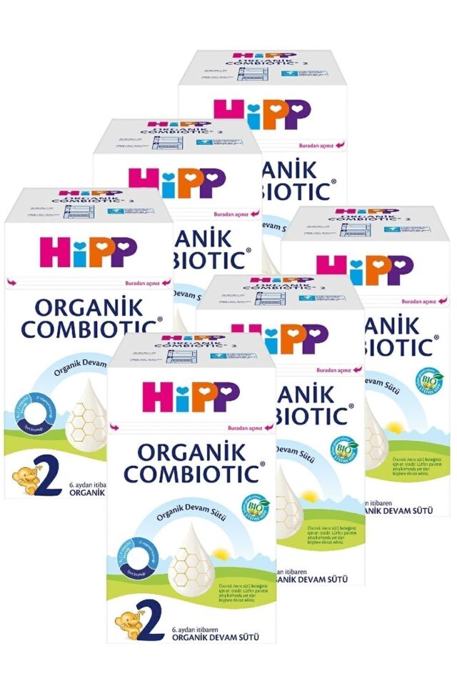 2 Organik Devam Sütü Combiotic 800 gr X 6 Adet