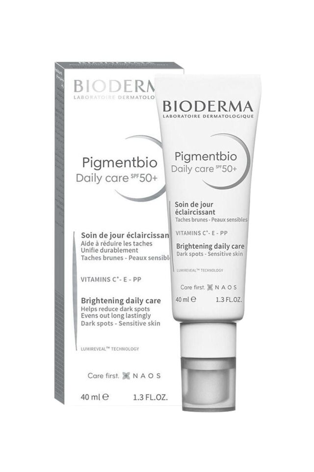 Lekeli Hassas Ciltler Için Günlük Bakım Kremi - Pigmentbio Daily Care Spf 50 40 Ml