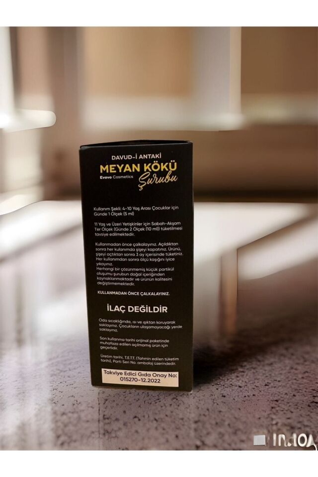 Davud-i Antaki Meyan Kökü Şurubu 128 Gr