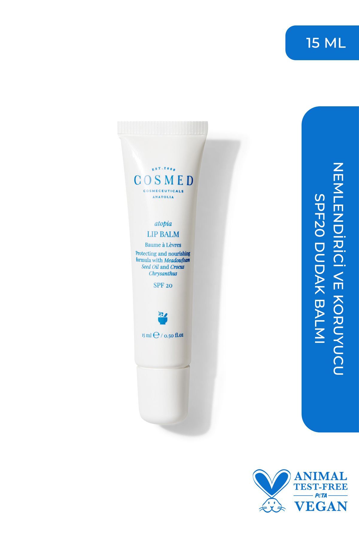 Atopia Lip Balm - Nemlendirici Ve Koruyucu Dudak Balmı Spf 20 15 ml