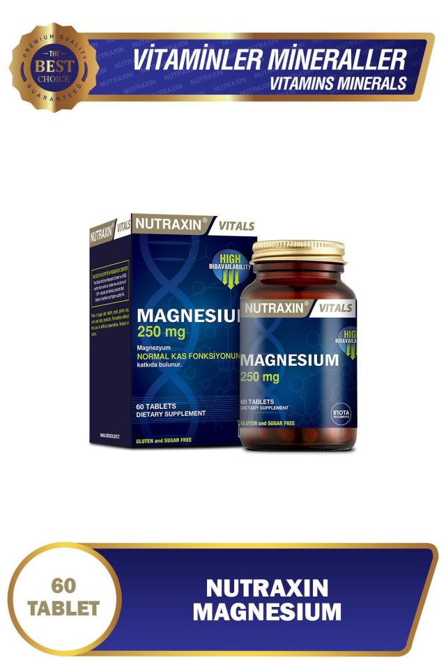 Magnesium 250 Mg 60 Tablet