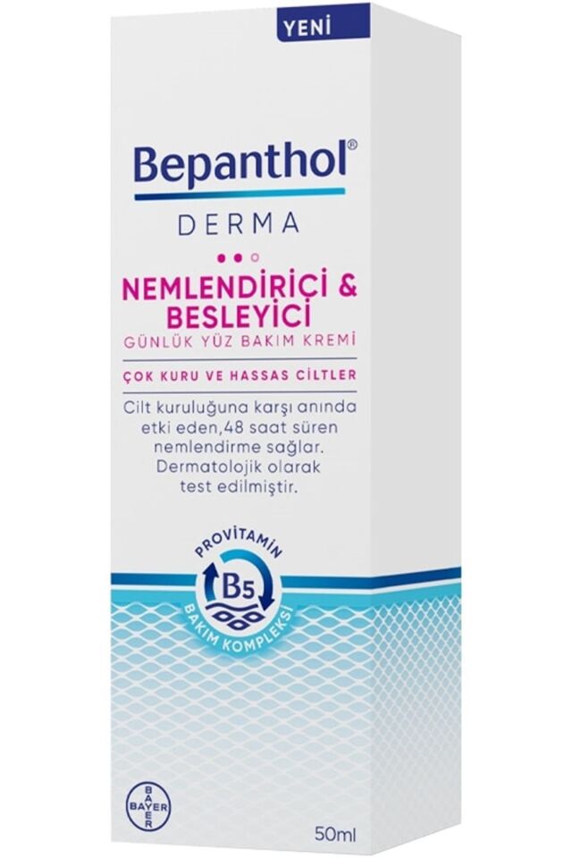 Derma Nemlendirici Ve Besleyici Günlük Yüz Bakım Kremi 50 Ml - Günlük Yoğun Nemlendirici