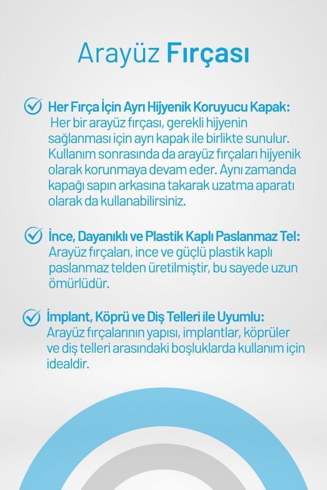 Arayüz Fırçası 0,40 mm Pembe 4'lü