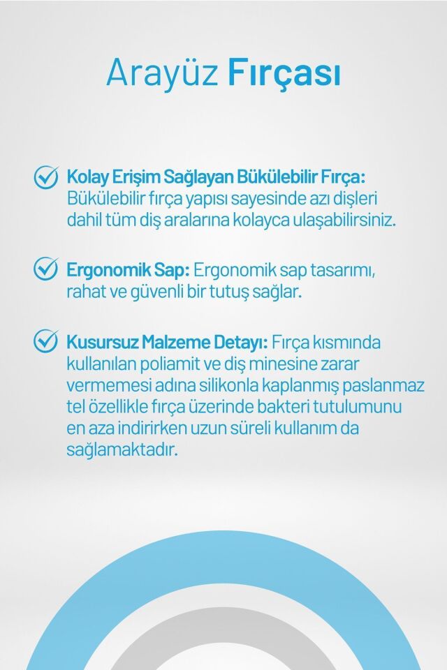 Arayüz Fırçası 0,40 mm Pembe 4'lü