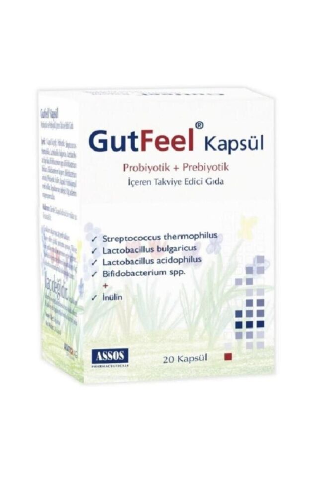 Gutfeel Prebiyotik Probiyotik 20 Kapsül