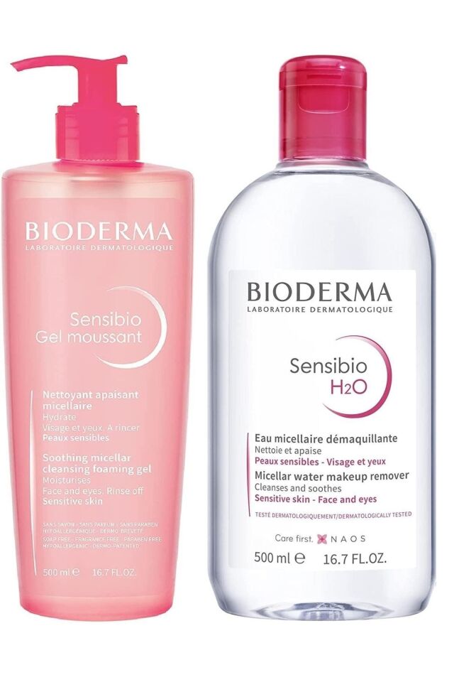 Sensibio H2o 500 Ml+ Sensibio Gel Moussant Foaming Gel 500 ml