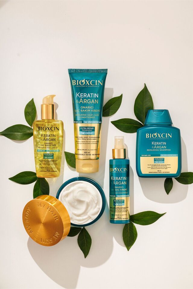 Keratin & Argan Onarıcı Sıvı Saç Bakım Kremi 150 ml - Yıpranmış Ve Hassas Saçlar
