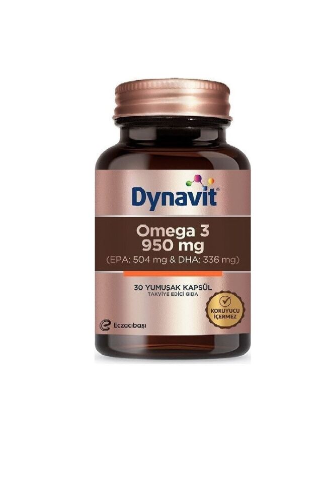 Omega 3 950 Mg Balık Yağı 30 Kapsül (skt 03/2022)