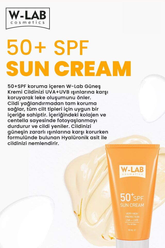 Koruyucu 50+Spf  Güneş Kremi 50 ml