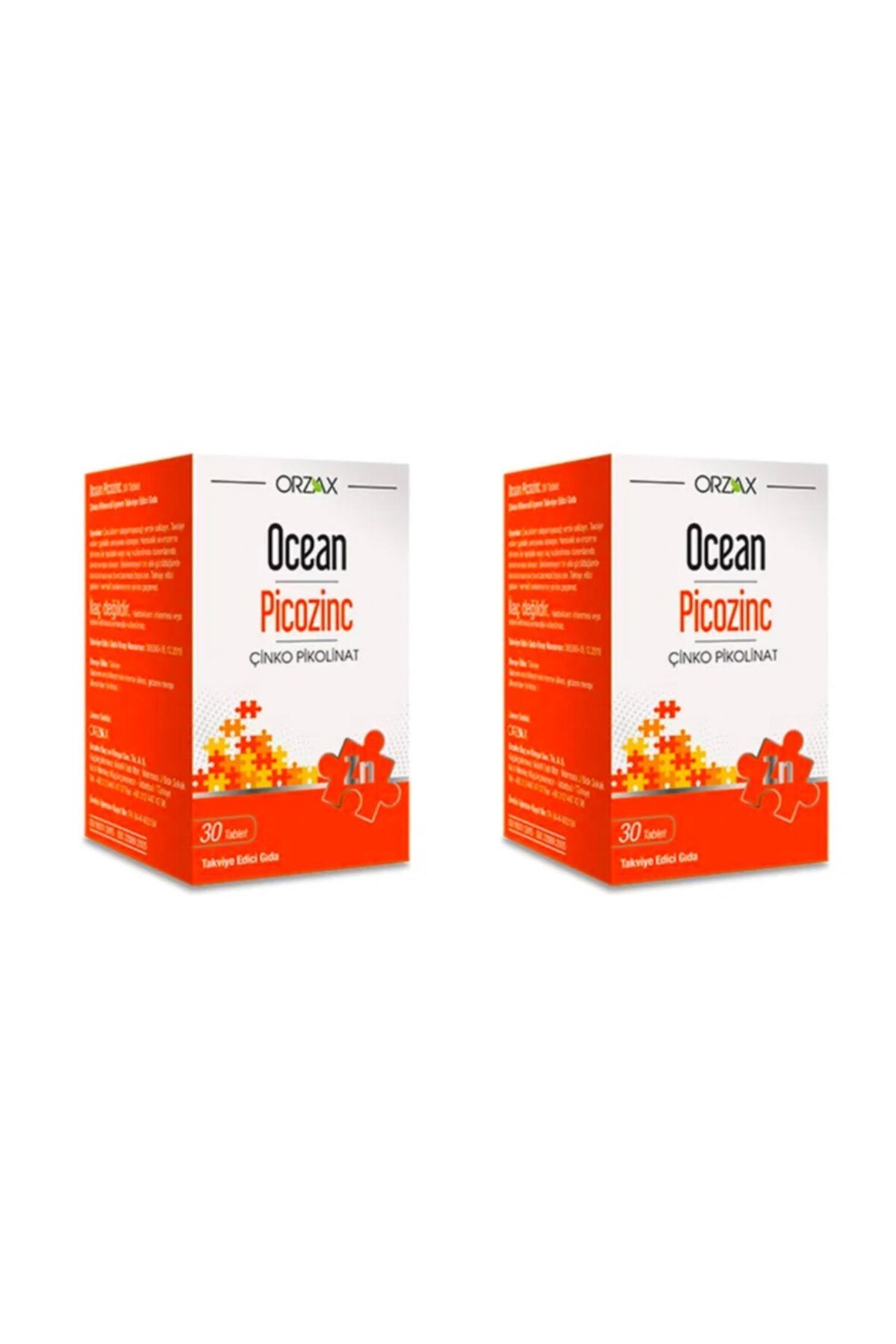 Picozinc Çinko Pikolinat 30 Tablet x 2 Adet
