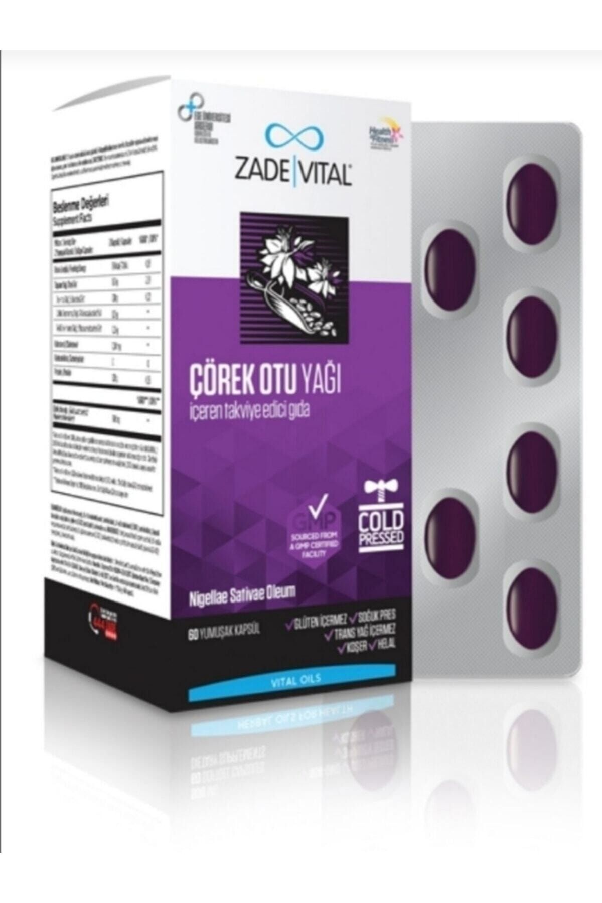 Çörek Otu (1800mg) Yağı 60 Kapsül