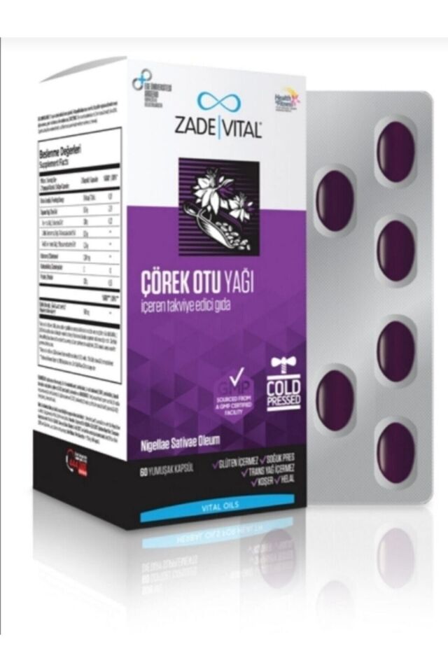 Çörek Otu (1800mg) Yağı 60 Kapsül