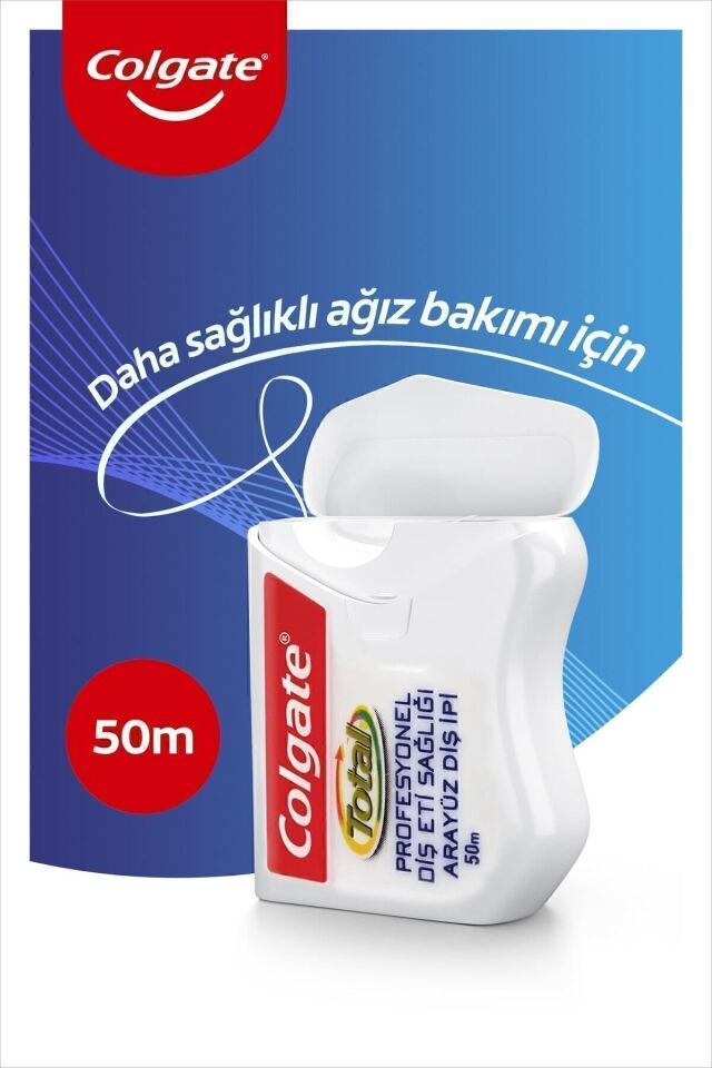 Total Profesyonel Diş Eti Sağlığı Arayüz Diş İpi 3 x 50 m