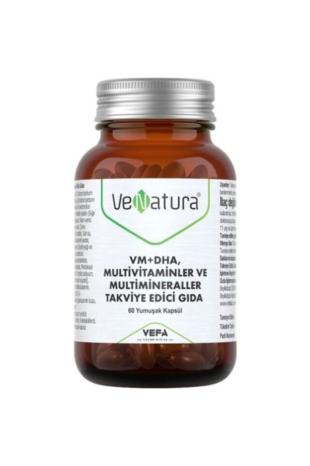 Vm Dha, Multivitaminler Ve Multimineraller Takviye Edici Gıda 60 Kapsül