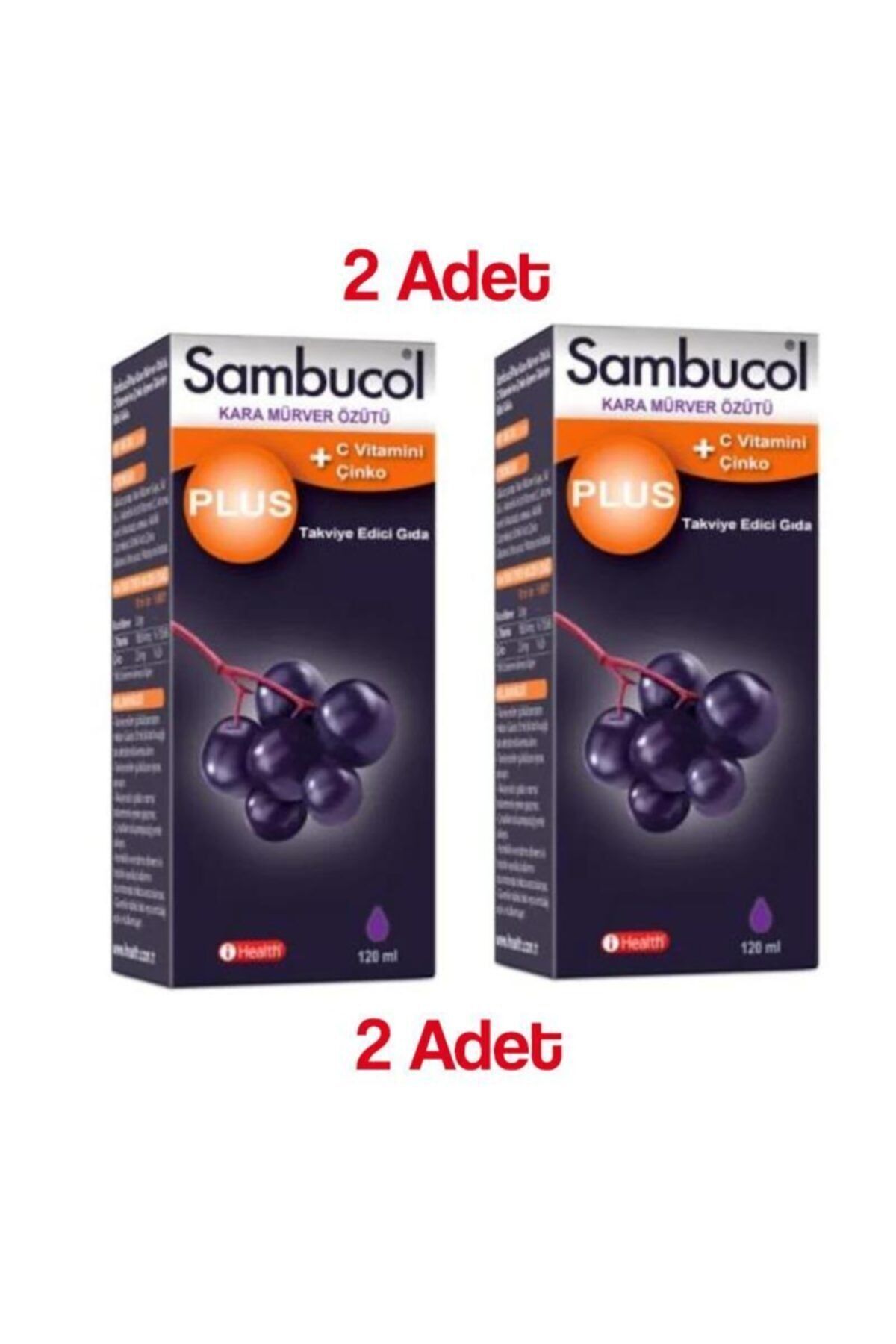 Plus Black Elderberry Extract Şurup 120 Ml 2 Adet Skt 09/2020