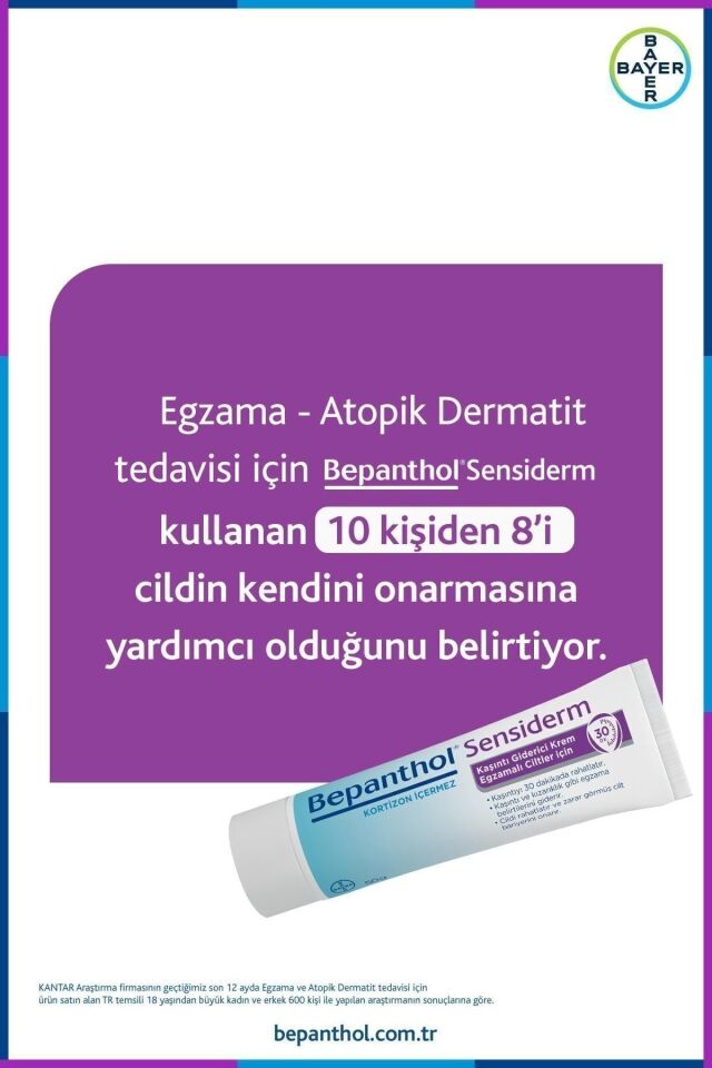 Sensiderm, Egzema-kaşıntı Kremi 50g.
