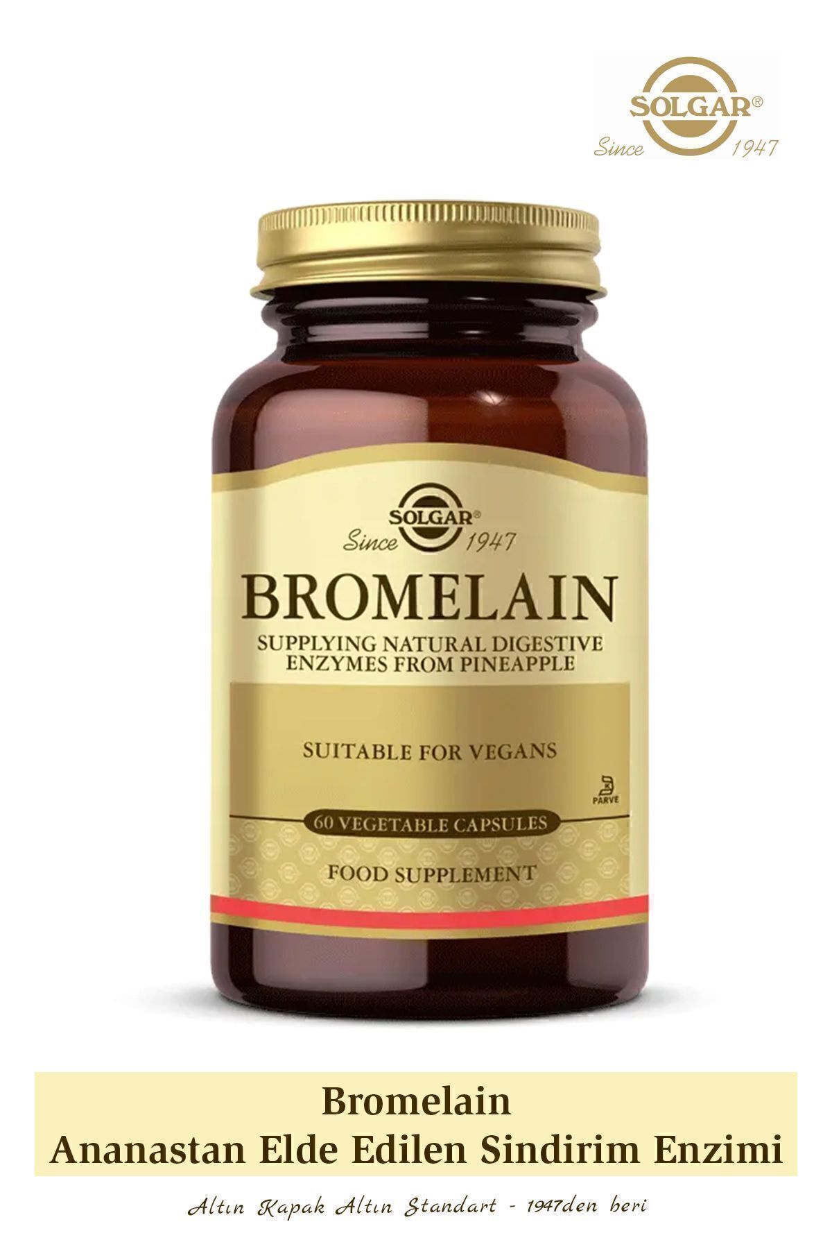 Bromelain 150 Mg 60 Kapsül - Skt: 02/2027