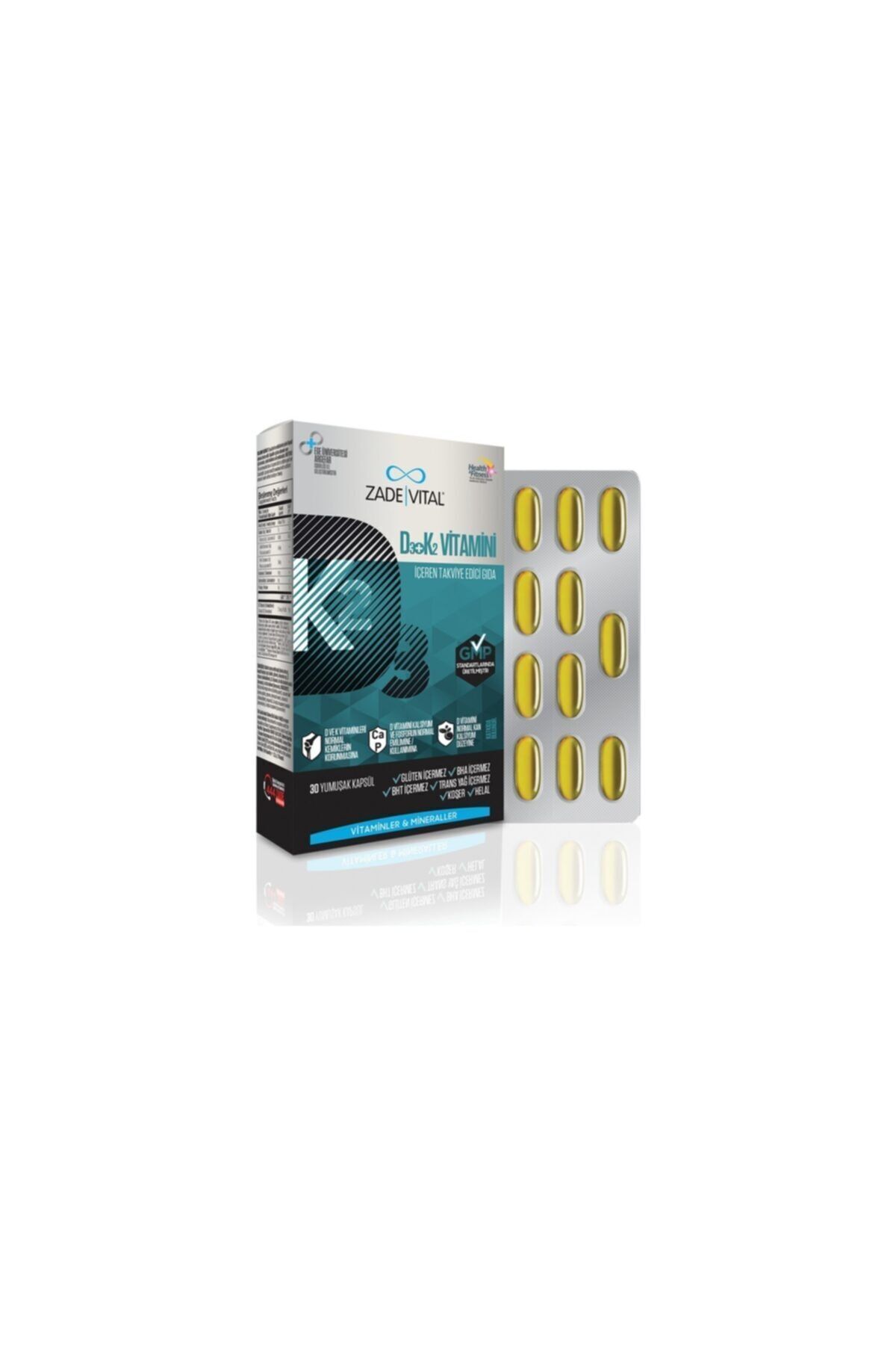 D3 K2 Vitamini 30 Kapsül