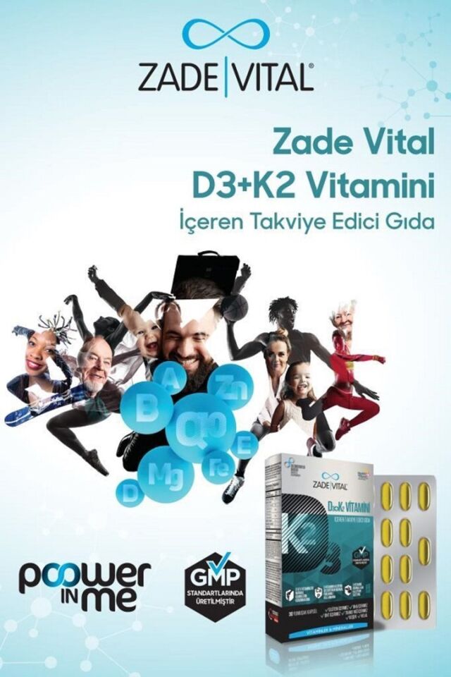 D3 K2 Vitamini 30 Kapsül