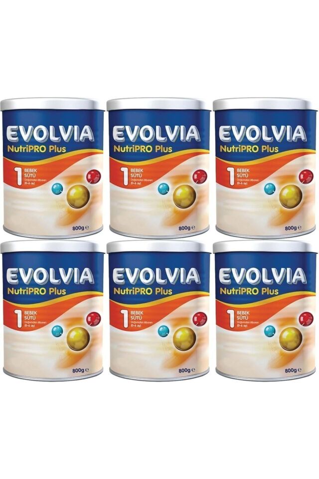 Nutripro Plus Bebek Sütü 800gr No:1 (0-6 AY DOĞUMDAN İTİBAREN) (6 LI SET)