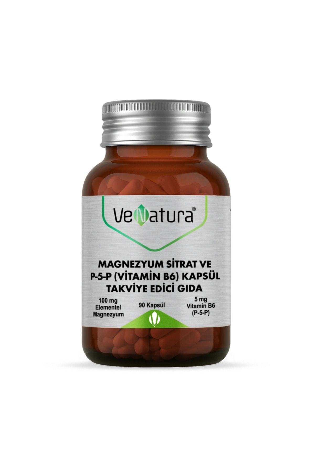 Magnezyum Sitrat Ve P-5-p Vitamin B6 90 Kapsül - (: 11/2027)