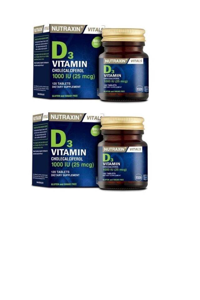 Vitamin D3 120 Tablet 2 Adet
