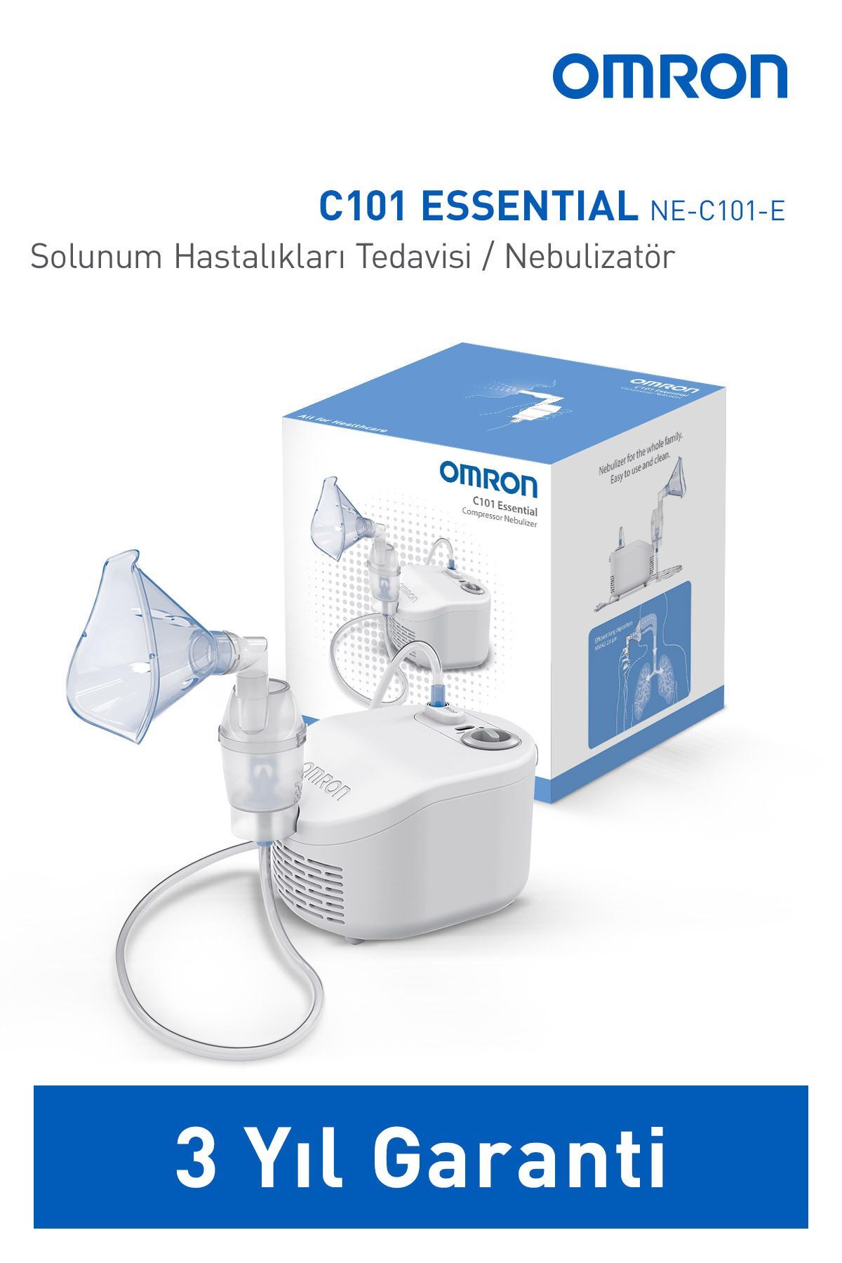 C101 Essential, Tüm Ailenin Kullanımına Uygun Nebulizatör