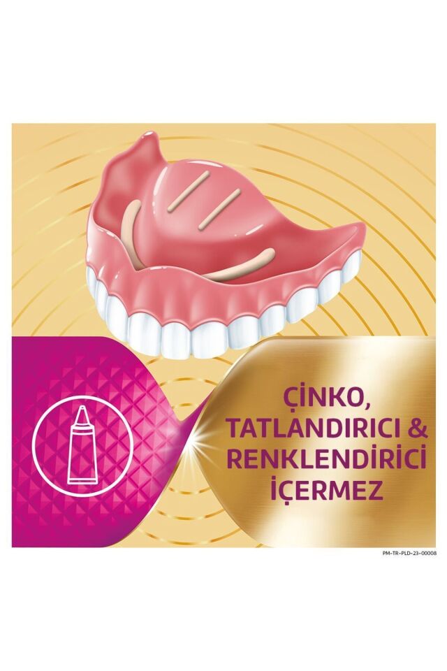 Maksimum Tutuş & Konfor Diş Protezi Yapıştırıcı Krem 40g x 3 Adet