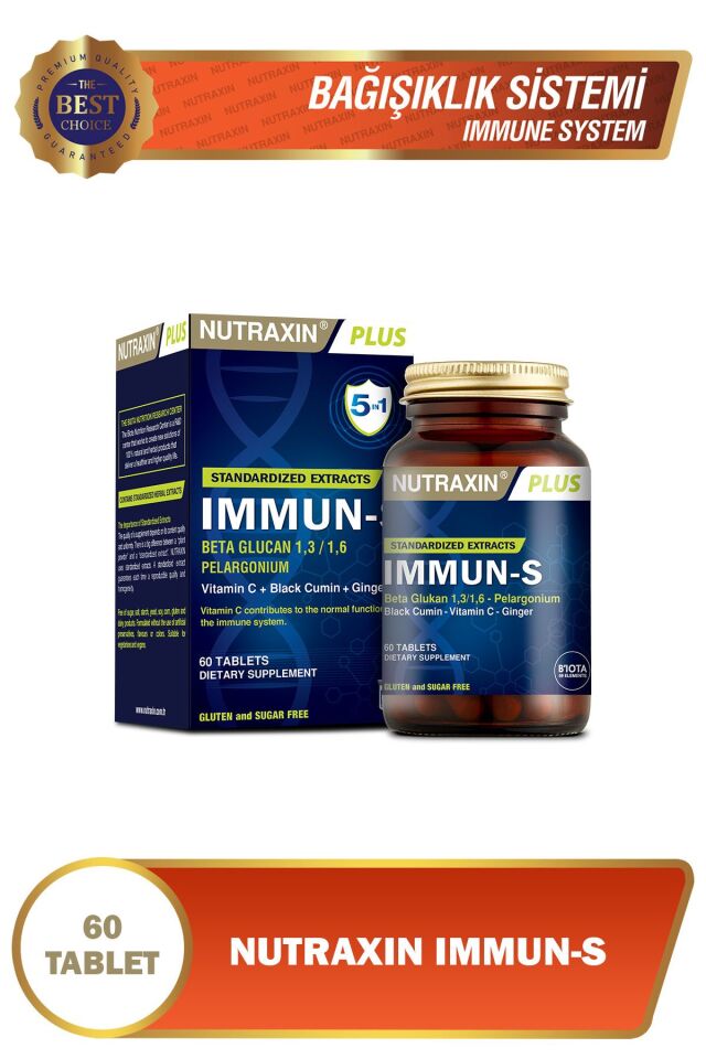 Immun-s Vitamin Takviyesi 60 Tablet-